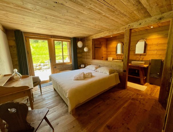 Chambre au Chalet D'hôtes Alpen Charme Gstaad, Alpes Suisses